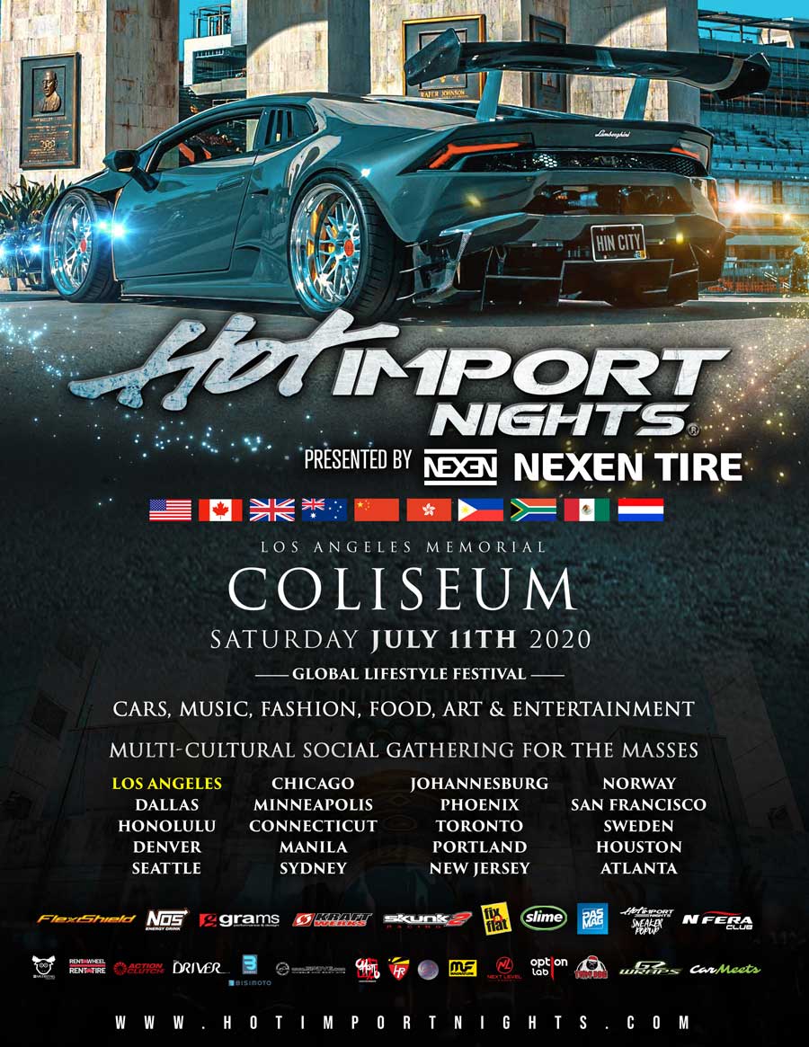 Hot Import Nights cars, models, music and lifestyle events