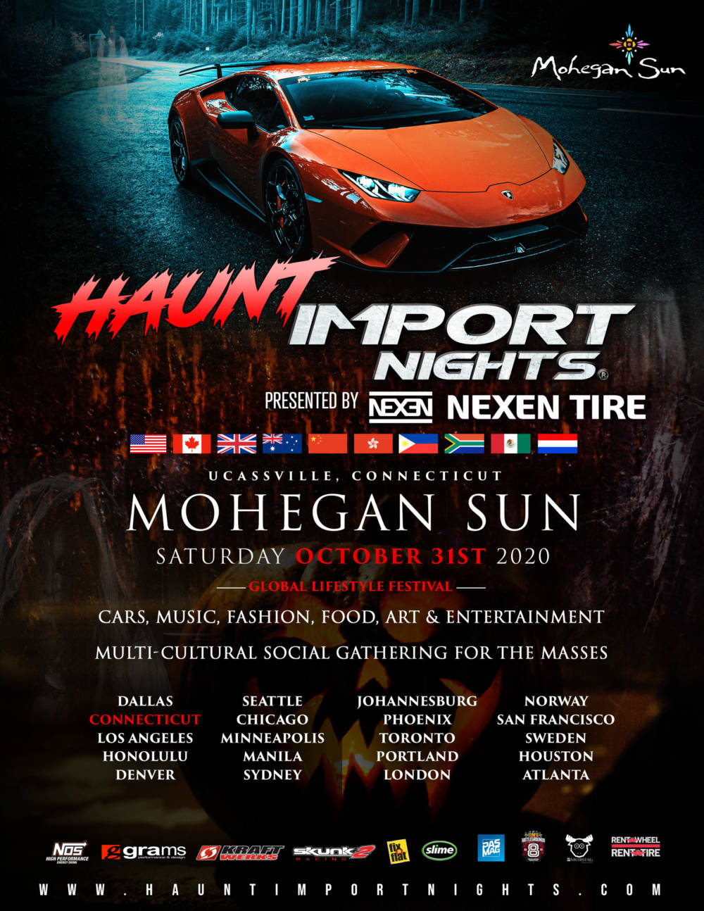 Schedule Hot Import Nights cars, models, music and lifestyle events