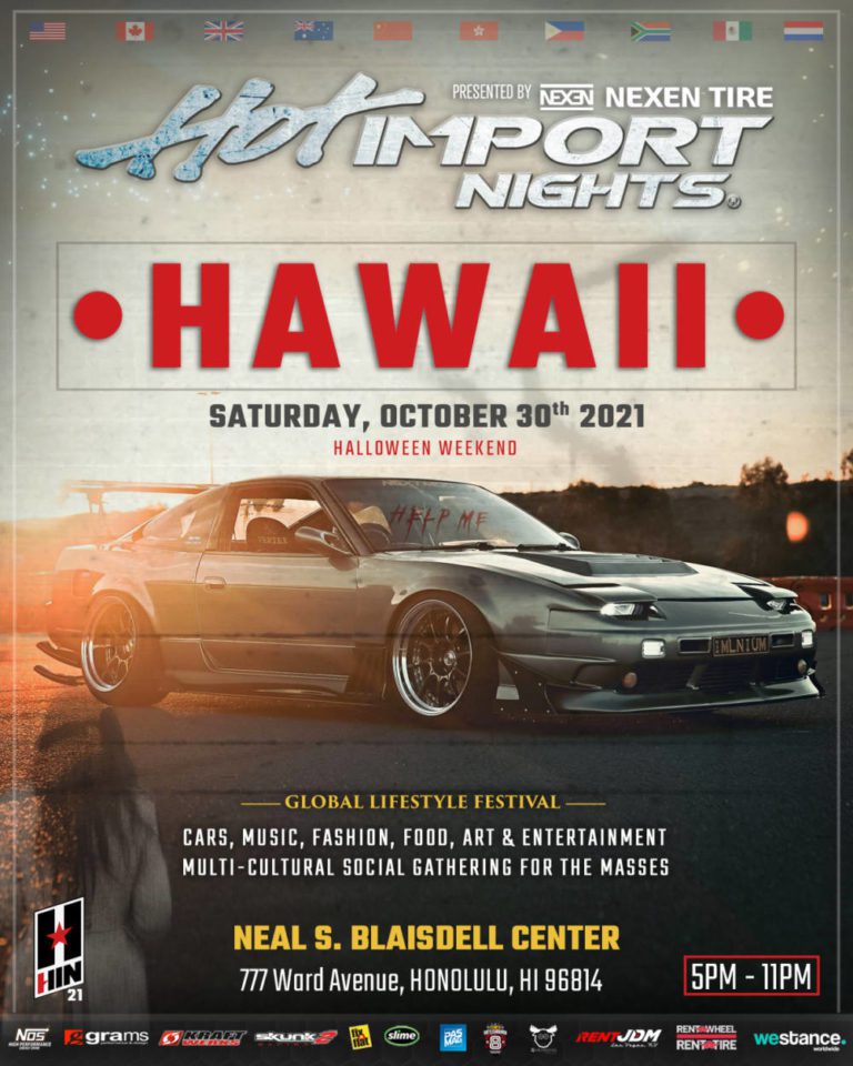 Schedule Hot Import Nights cars, models, music and lifestyle events
